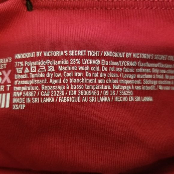 Red Victoria's Secret Sport Yoga Pants Leggings - Picture 3 of 3